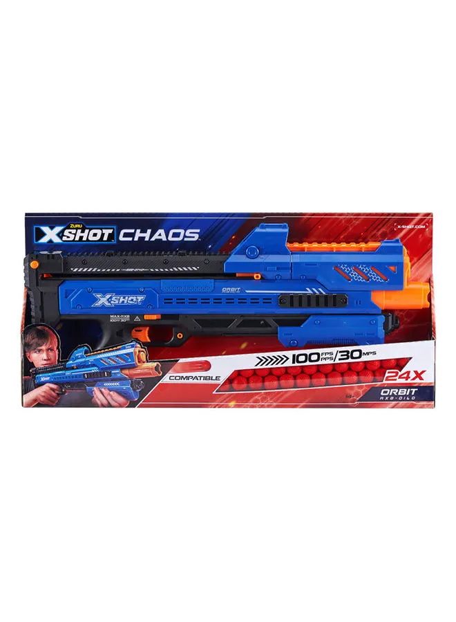 Zuru X-Shot Excel Chaos Orbit Gun Trigger Locked Multicolored 14+ Years Age Group