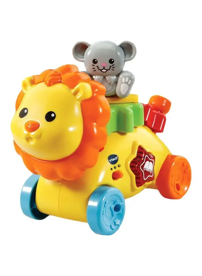 vtech Gear Up And Go Lion Car Toy 