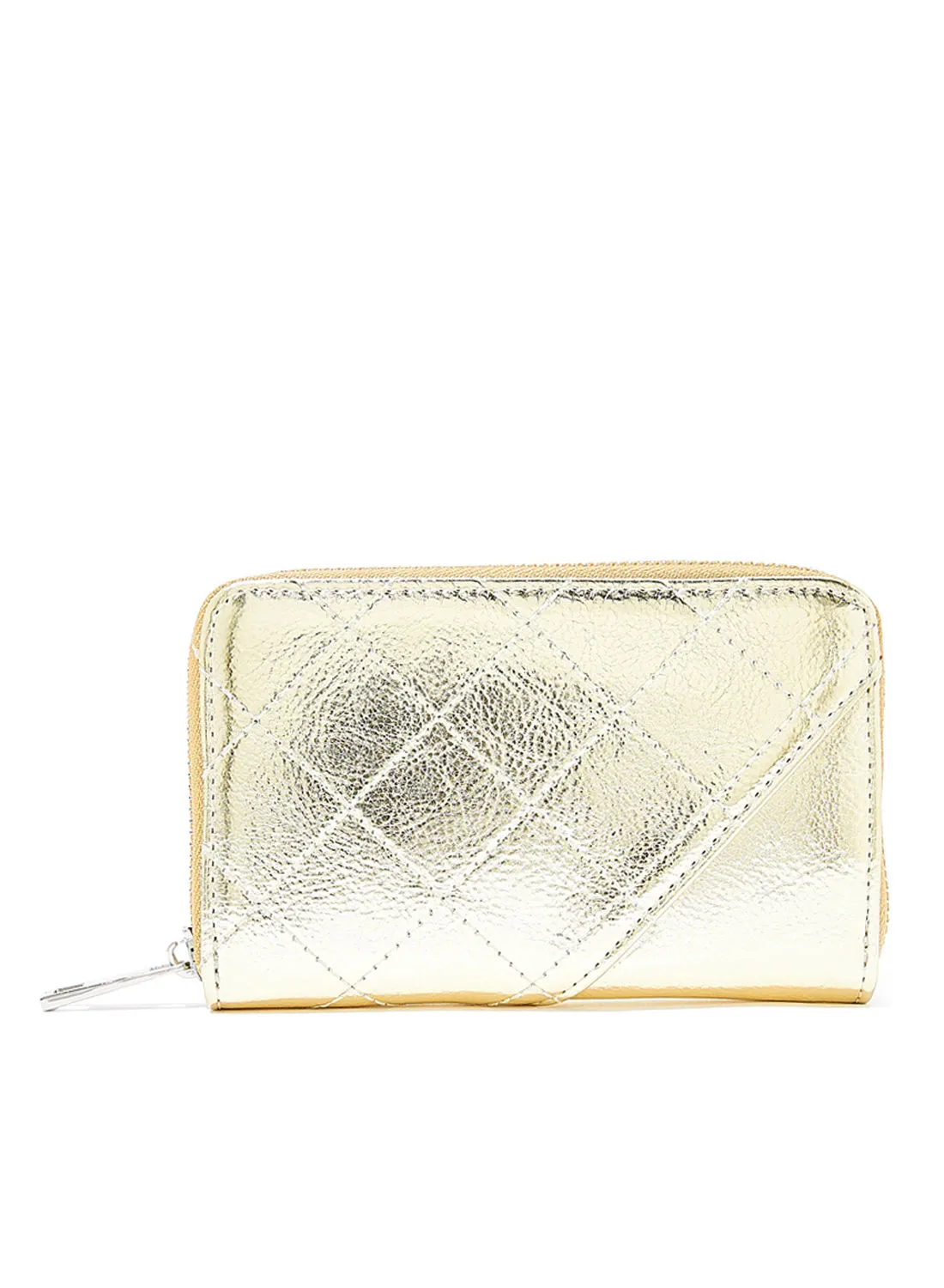 Jove Quilted Wallet Gold
