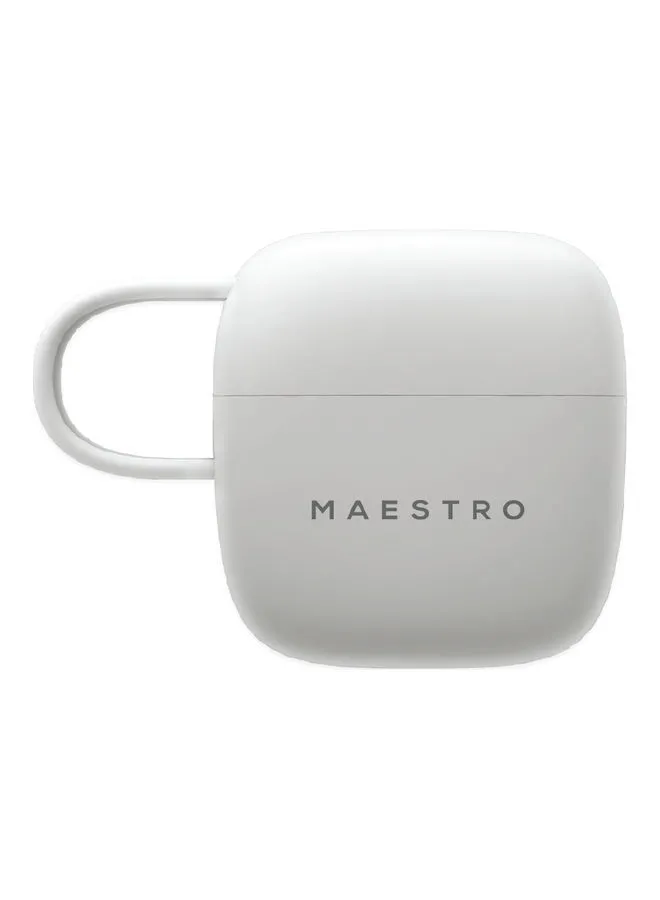 Maestro Fashionable True Wireless Ear Buds White