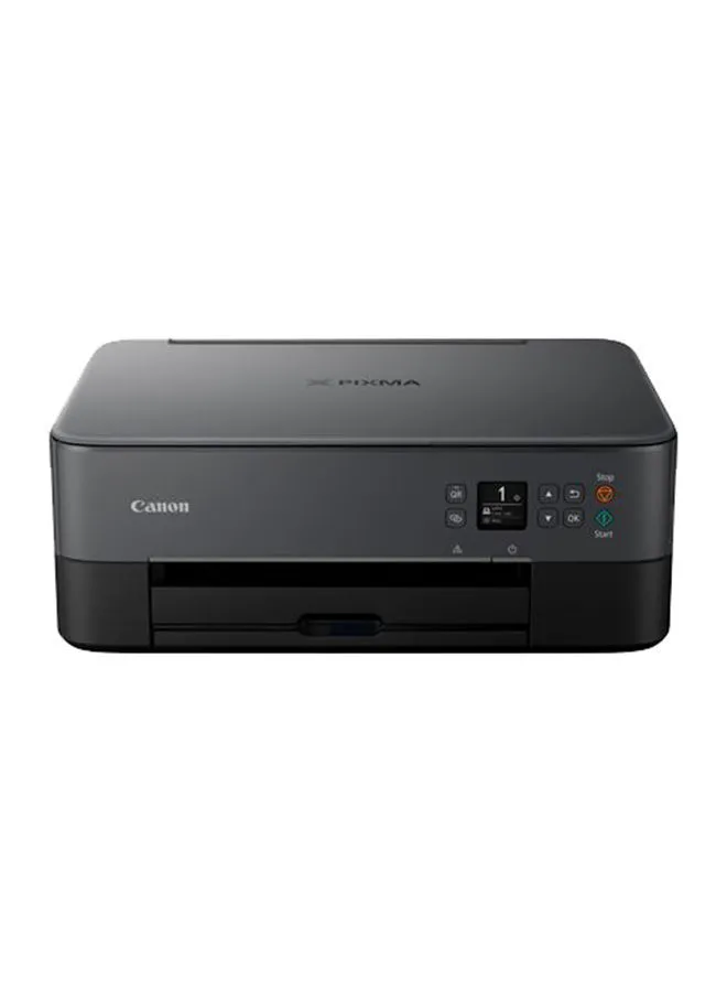 Canon PIXMA TS5340 Multifunctional Inkjet Printer, FINE Cartridges, Wi-Fi, LED Status Bar, 3.7 Cm OLED Display, A4, Print, Copy & Scan Black