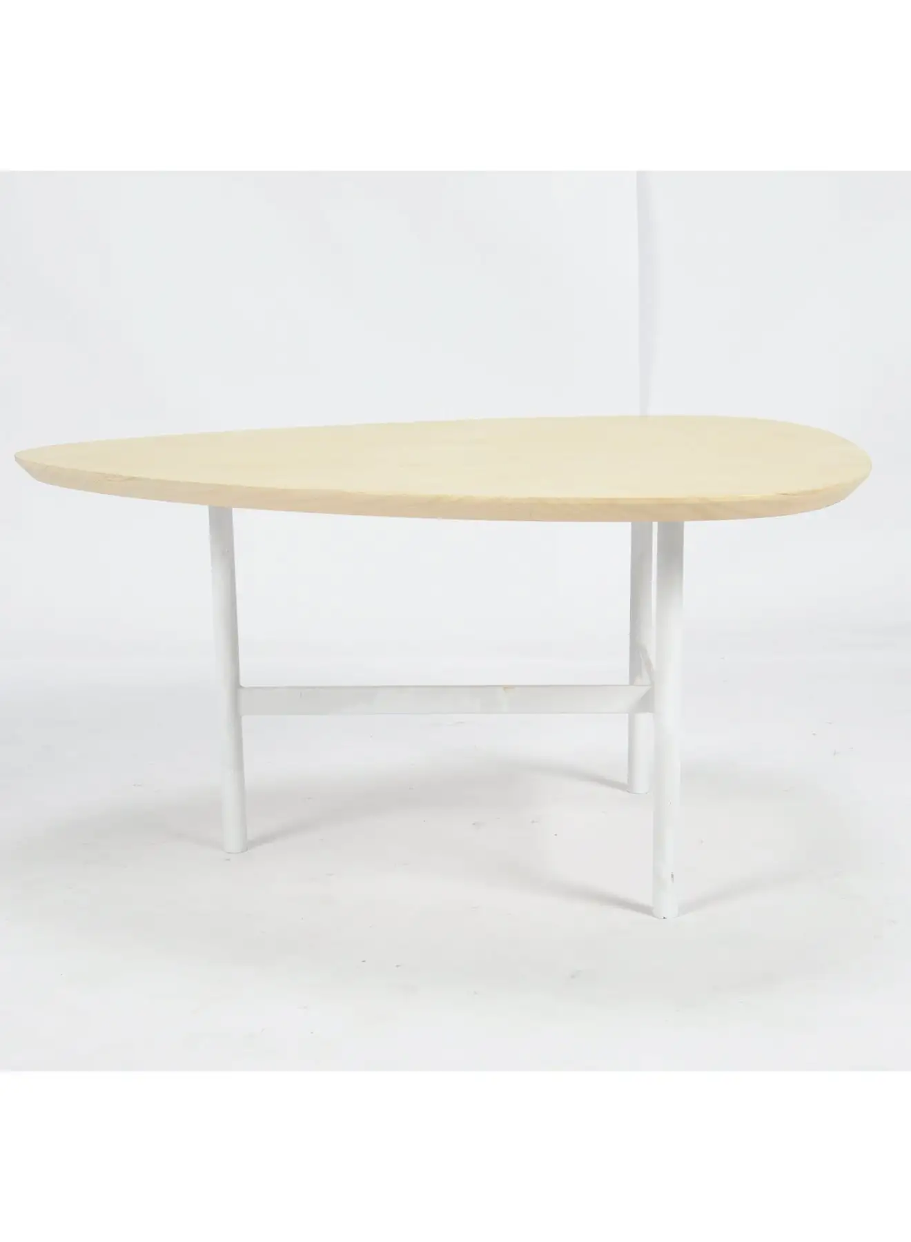 Switch Coffee Table Used As Coffee Corner And Side Table In Natural Wood - Size 88X84X43cm
