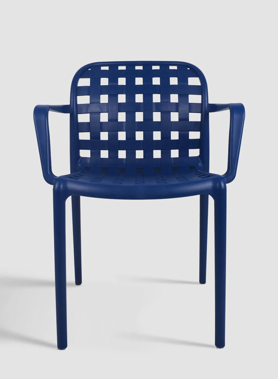 Switch Dining Chair Natural Collection In Navy Blue Plastic Size 57 X 58 X 83