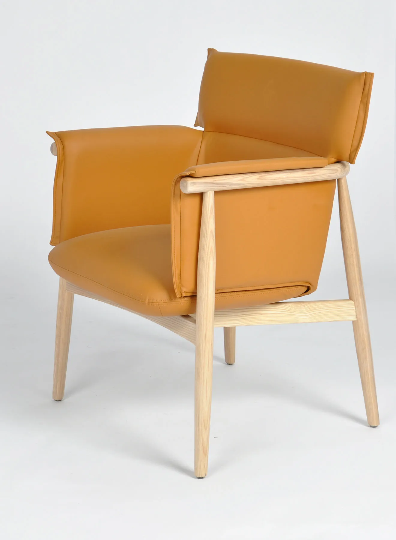 Switch Dining Chair In Orange Wooden Size 59X55X85