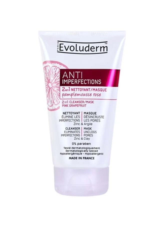 Evoluderm Anti Imperfection 2 In 1 Cleanser Mask 150 ml