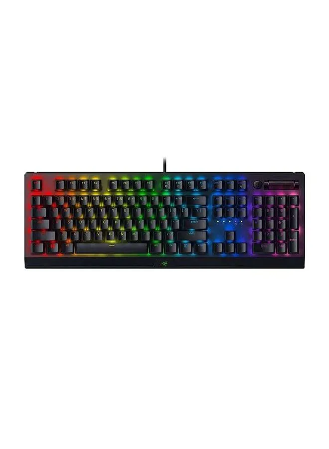 RAZER BlackWidow V3 Gaming Keyboard - Tactile, Green Mechanical Switches, Chroma RGB Lighting, Programmable Macro Functionality - Black