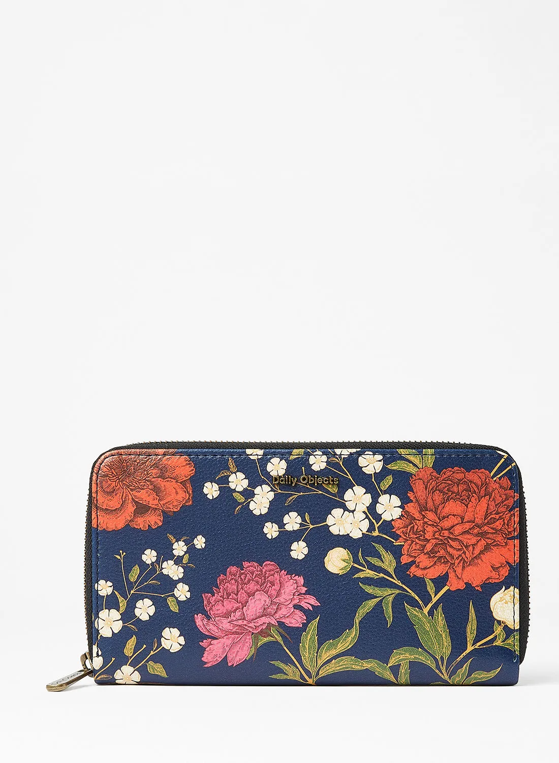 DailyObjects Midnight Chrysanthemums Classic Wallet Navy Multi