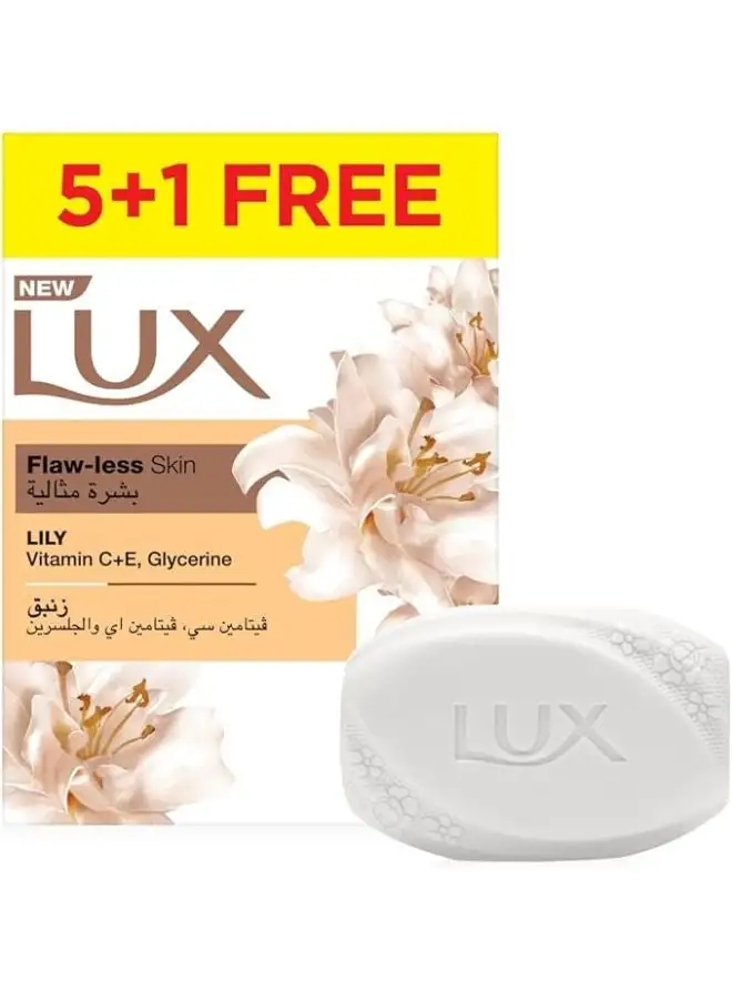 Lux Creamy Perfection Soap Bar Pack Of 6 White 170grams