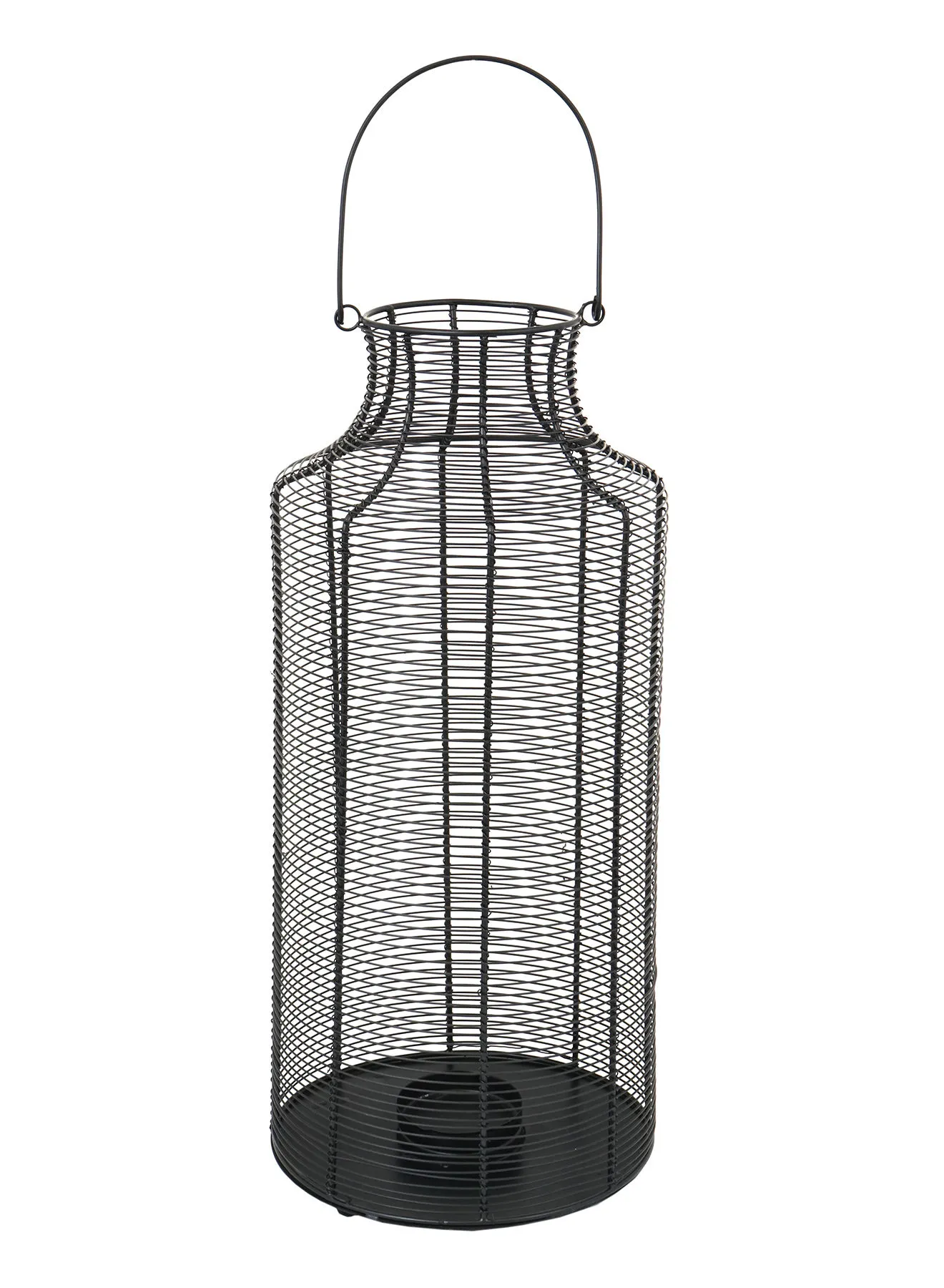 ebb & flow Handmade Candle Holder Lantern Unique Luxury Quality Scents For The Perfect Stylish Home Black 20.32 x 20.32 x 40centimeter