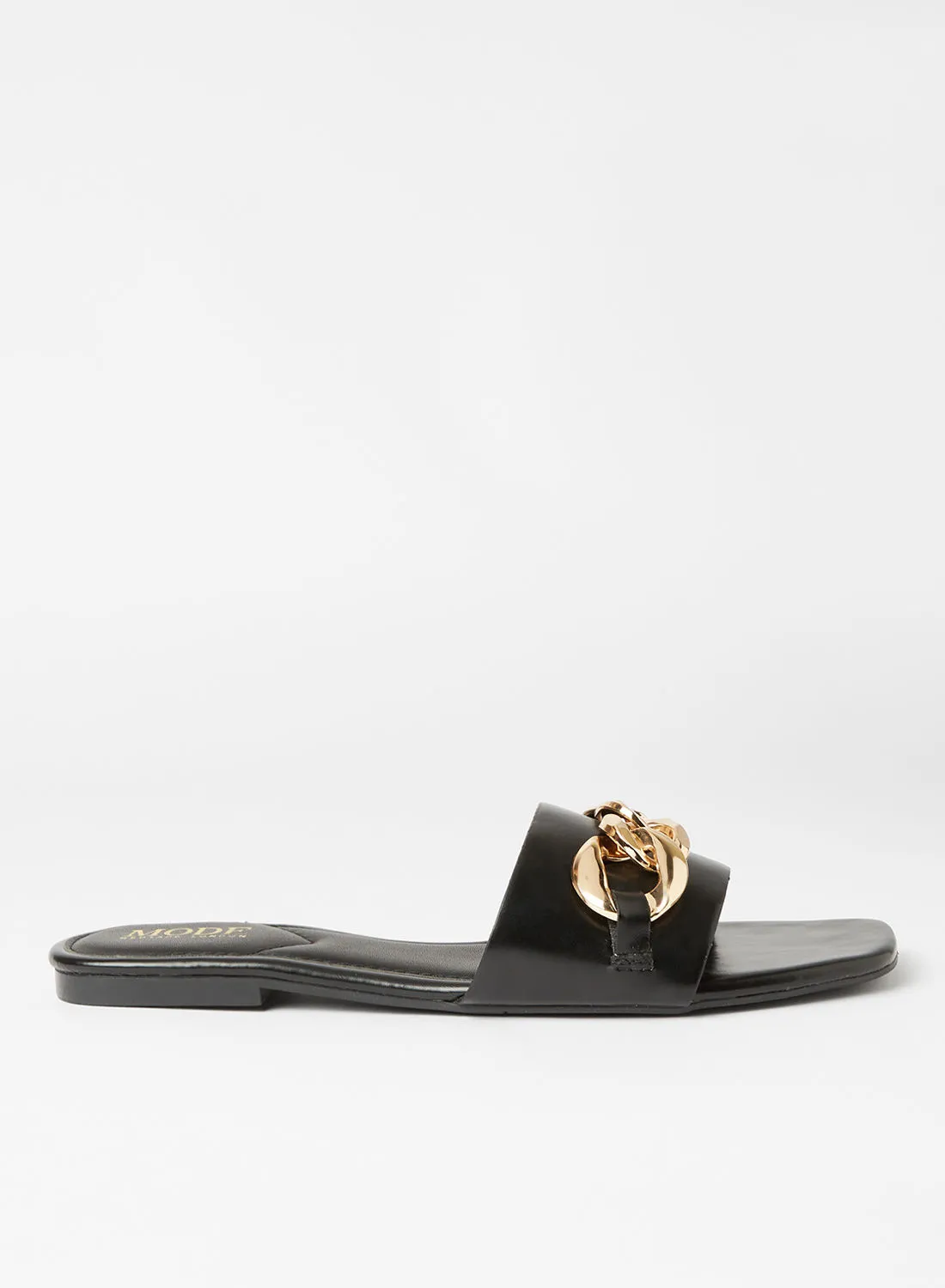 Mode By Red Tape Casual Flat Slides Black