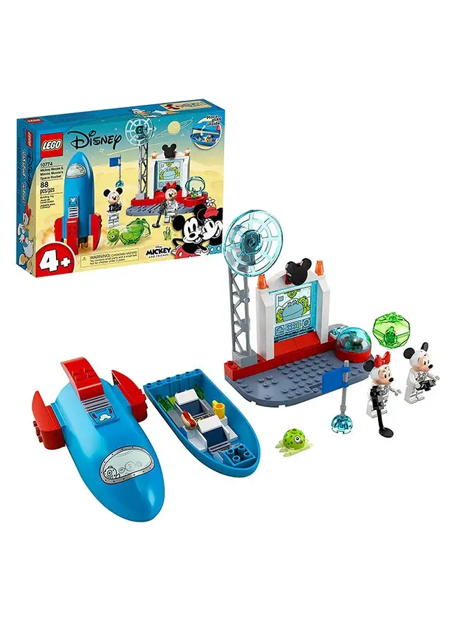 LEGO 10774 Disney Mickey And Friends Mickey Mouse And Amp;Minnie Mouse's Space Rocket Kit 4+ Years