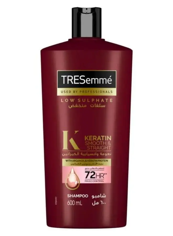 Tresemme Keratin Smooth And Straight Shampoo Clear 600ml