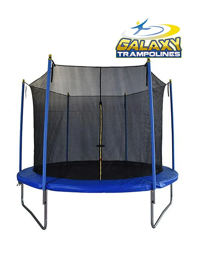 Galaxy 10-Feet Trampoline With Safety Enclosure And Ladder 3.05 x 3.05 x 2.50meter