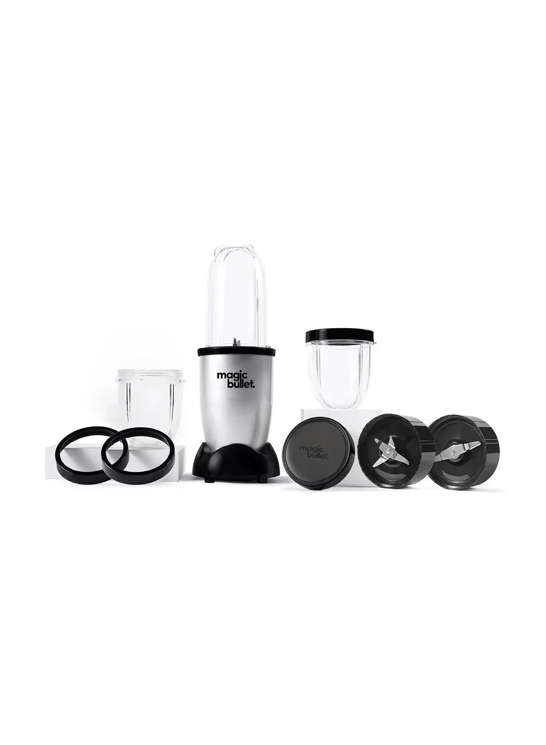 Magic Bullet 9-Piece High-Speed Blender/Mixer System 532 ml 400 W MB4-1012 Silver/Clear/Black