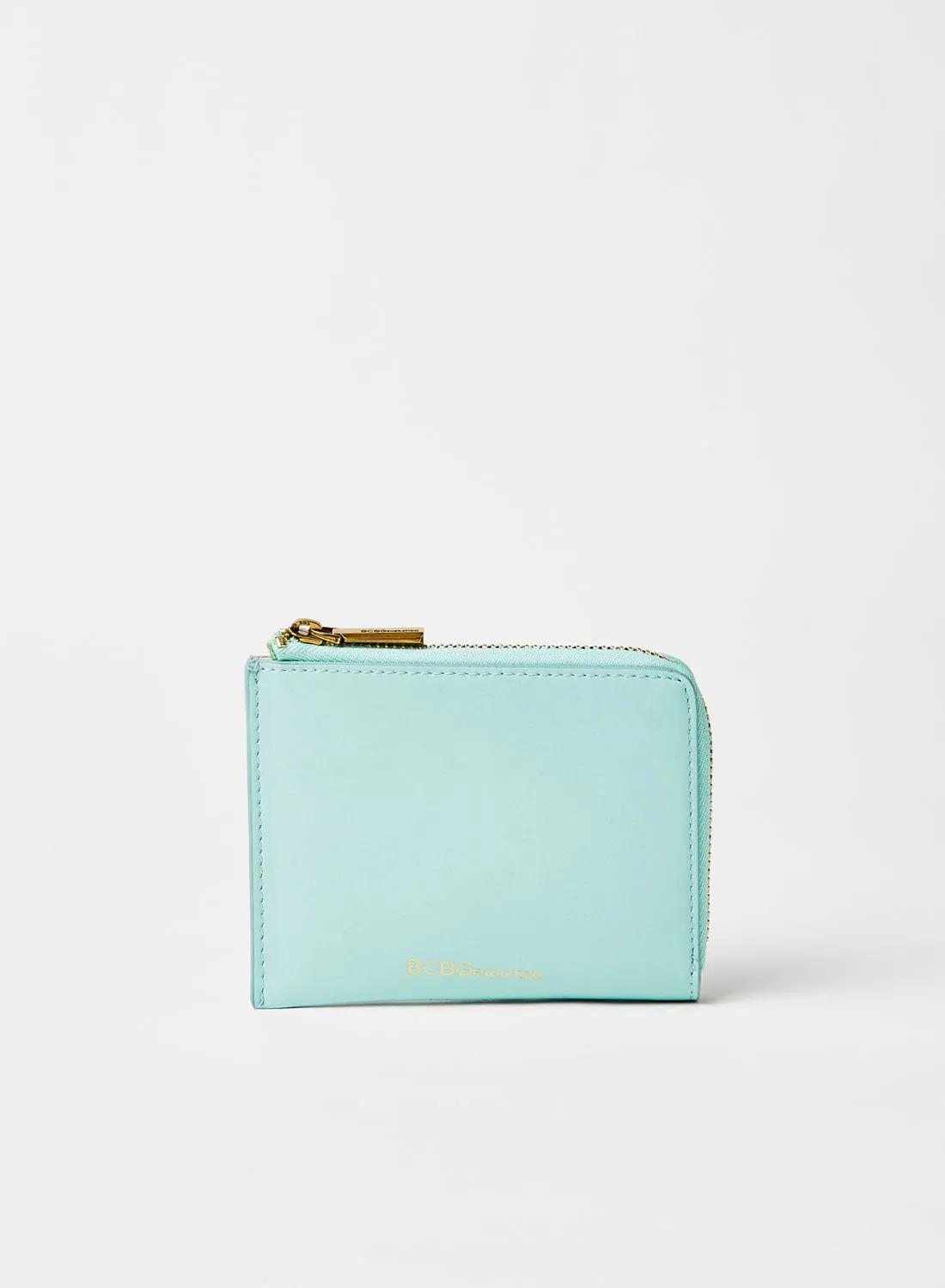 BCBGeneration Faux Leather Card Holder Turquoise