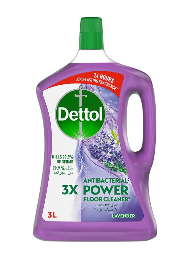 Dettol Lavender Antibacterial Power Floor Cleaner 3Liters