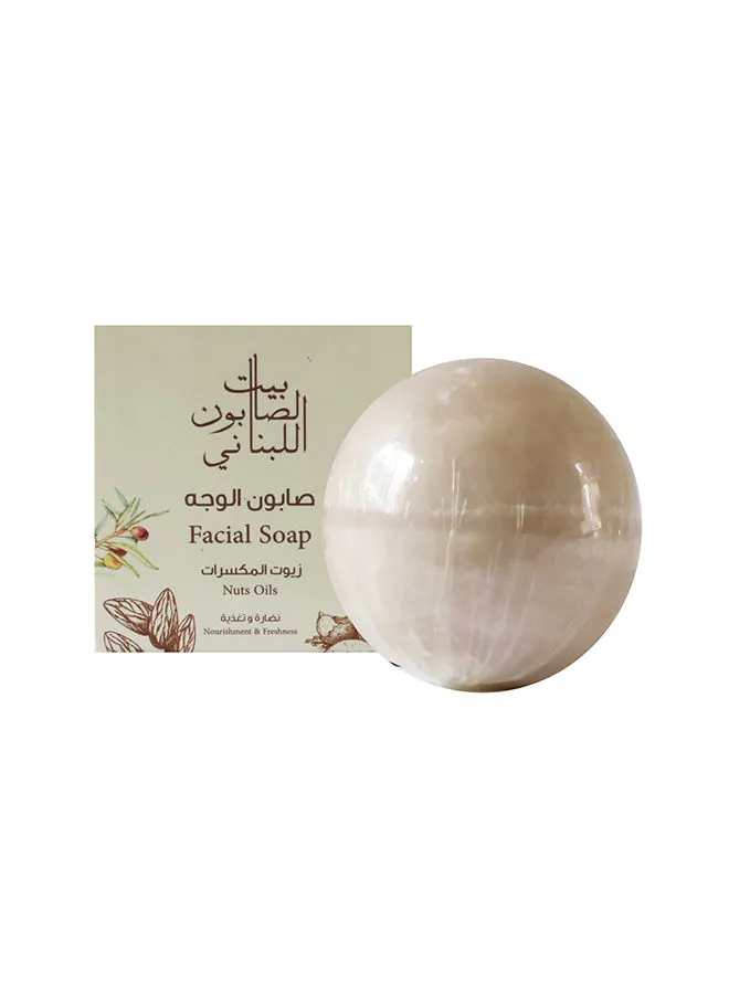 BAYT AL SABOUN AL LOUBNANI Facial Soap With Nuts Oils 120g