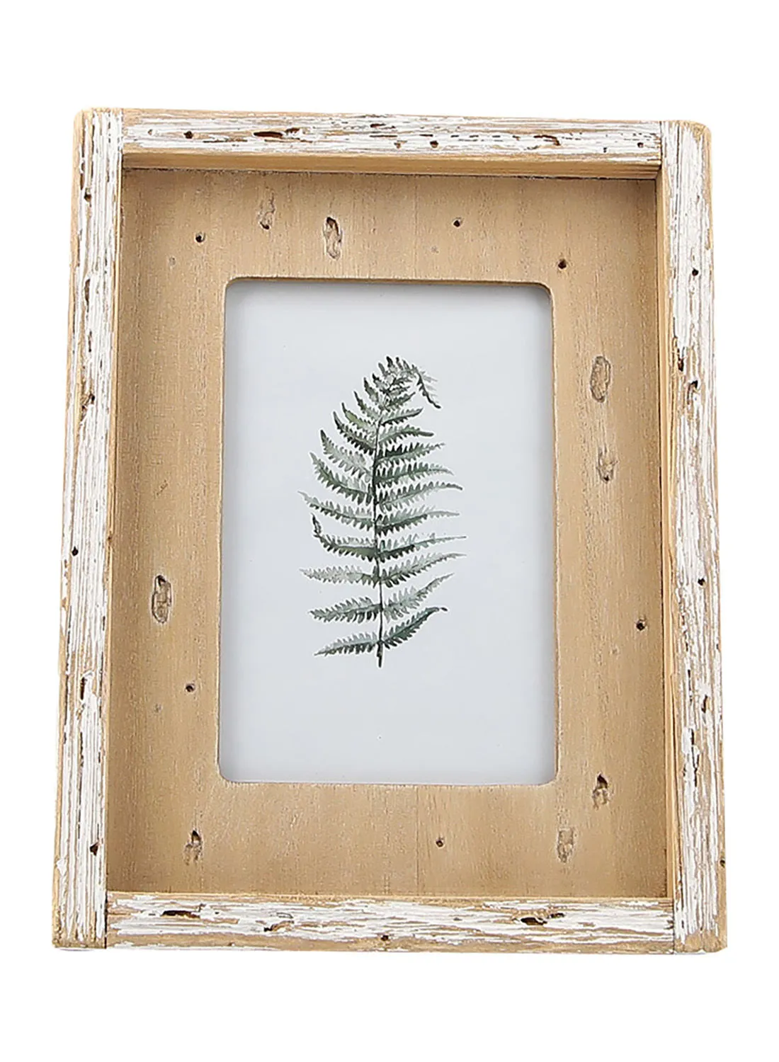 ebb & flow Tabletop Photo Frames With Natural Outer frame size--L18 x H23 cm   Photo size--4x6 inch
