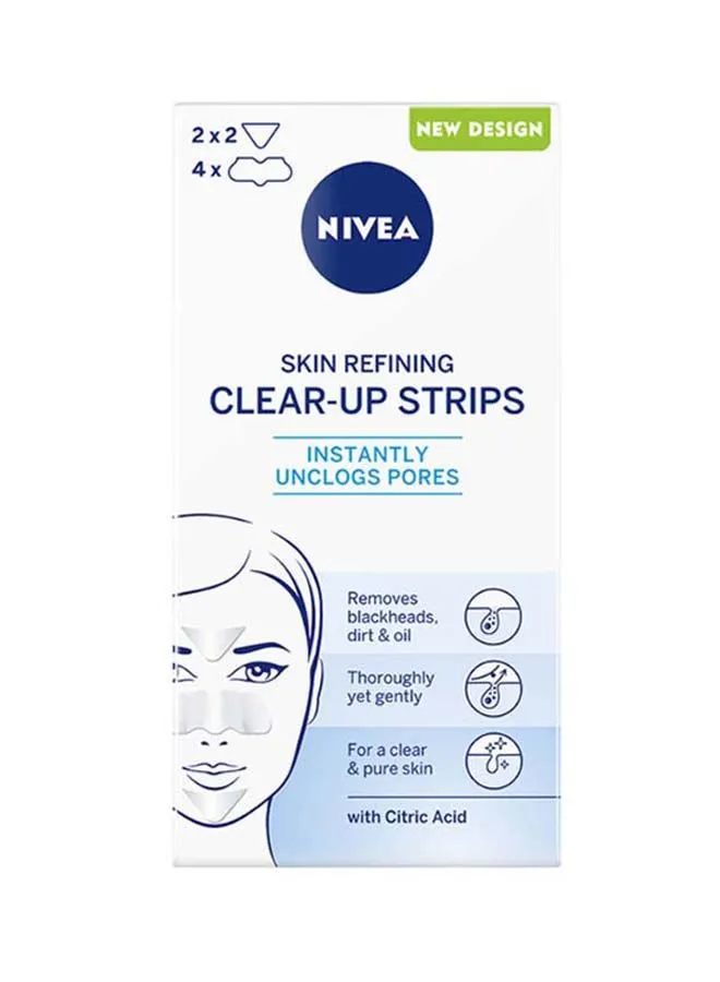 NIVEA Face Skin Refining Clear-Up Citric Acid 6 Strips