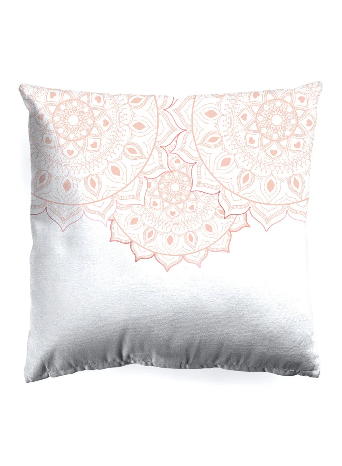 noon east Decorative Cushion , Size 45X45 Cm Scroll - 100% Cotton Cover Microfiber Infill Bedroom Or Living Room Decoration
