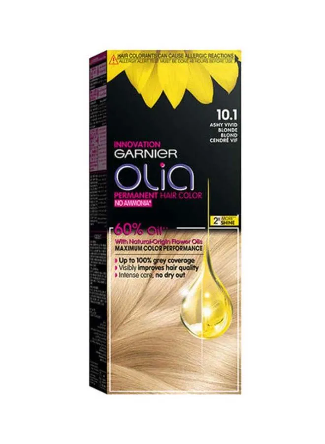 GARNIER Olia No Ammonia Permanent Haircolor 10.1 Ashy Vivid Blonde