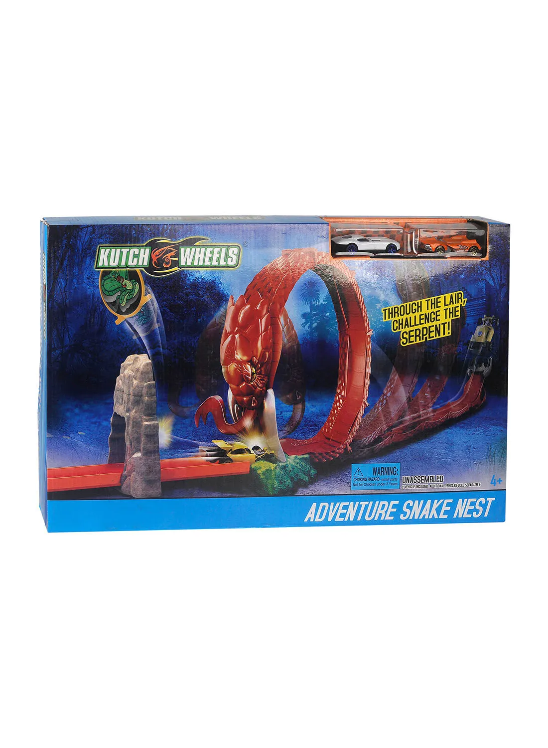 KUTCH WHEELS Car Race Track Set - Adventure Snake Nest Multicolour