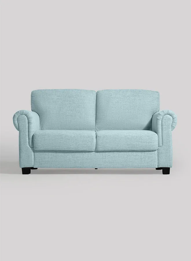 Amal Sofa Economical - Sea Blue Couch - 161 X 84 X 81 - 2 Seater Sofa Relaxing Sofa
