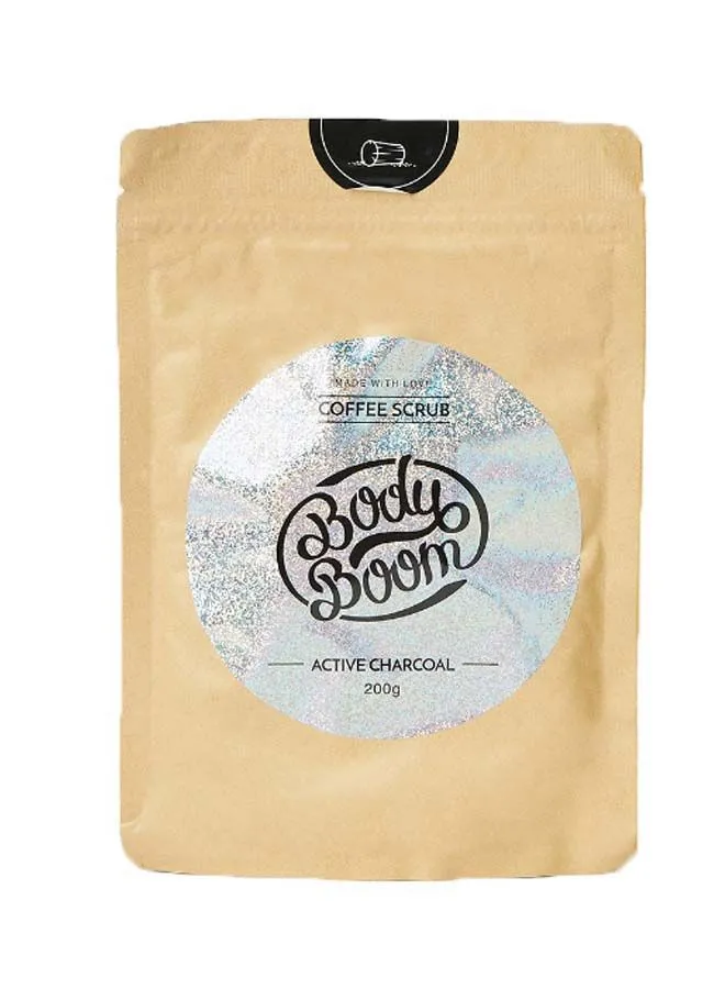 BodyBoom Active Charcoal Coffee Scrub 200g