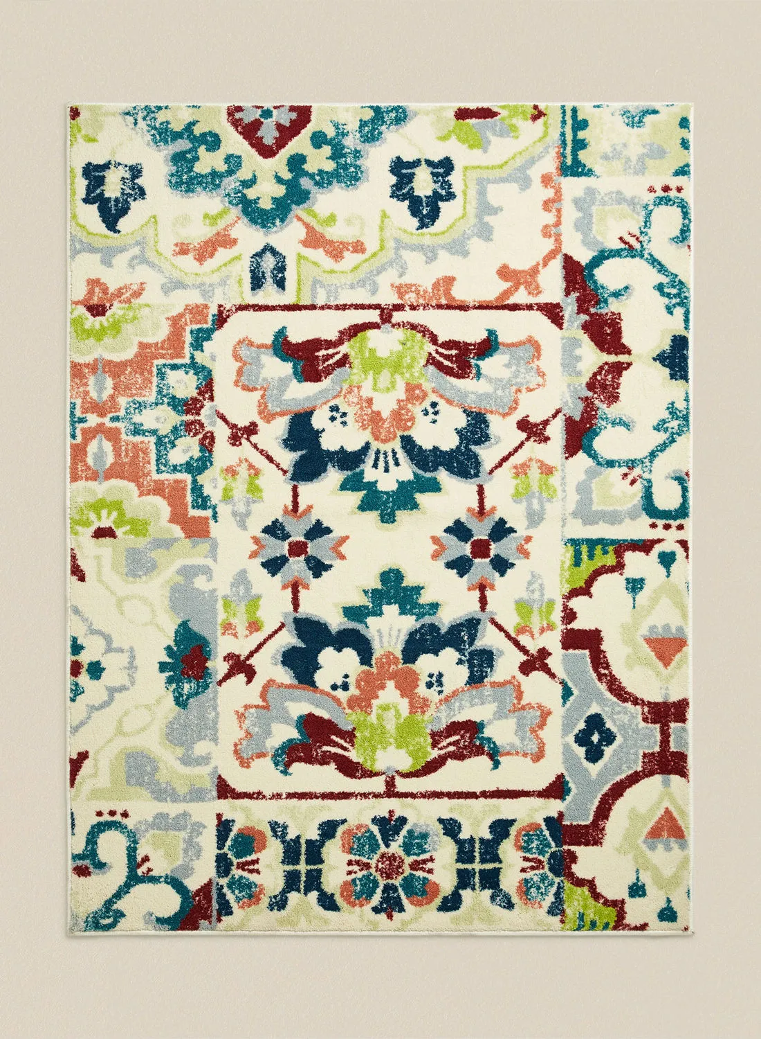 noon east Printed Exclusive Living Room Rug Carpet Multicolour 120 x 160cm