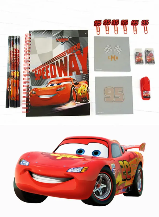 Disney Pixar Cars 16-Piece Stationery Set Multicolour