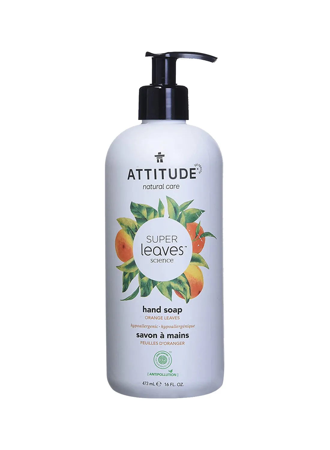Attitude Superleaves Hand Soap Gel Orange Leaves 473ml