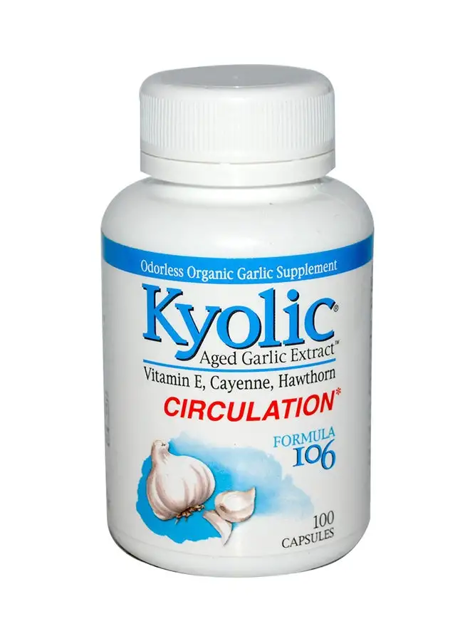 صيغة الدورة الدموية kyolic 106 خلاصة الثوم المسنين