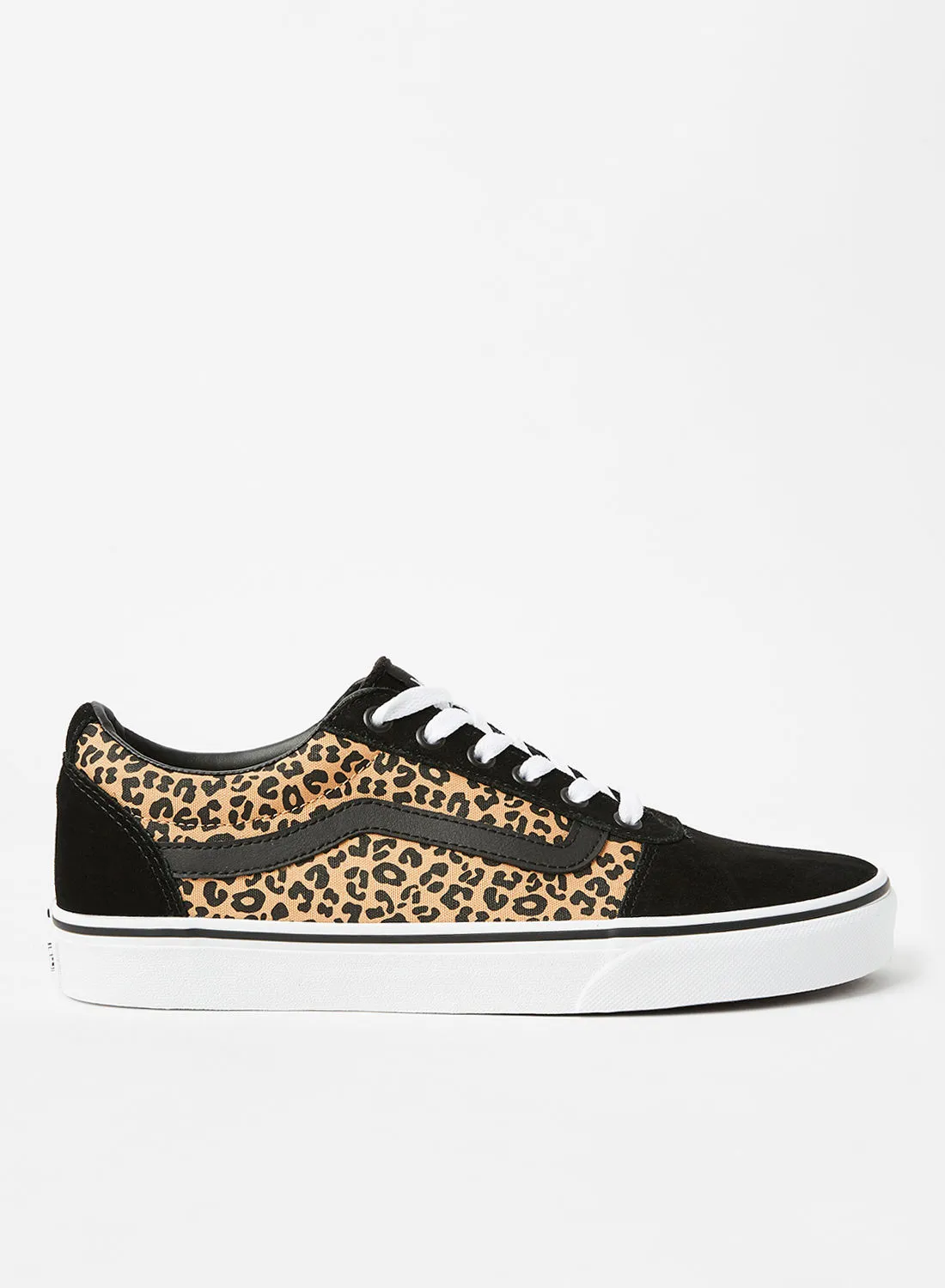 VANS Ward Leopard Print Sneakers Black/Brown