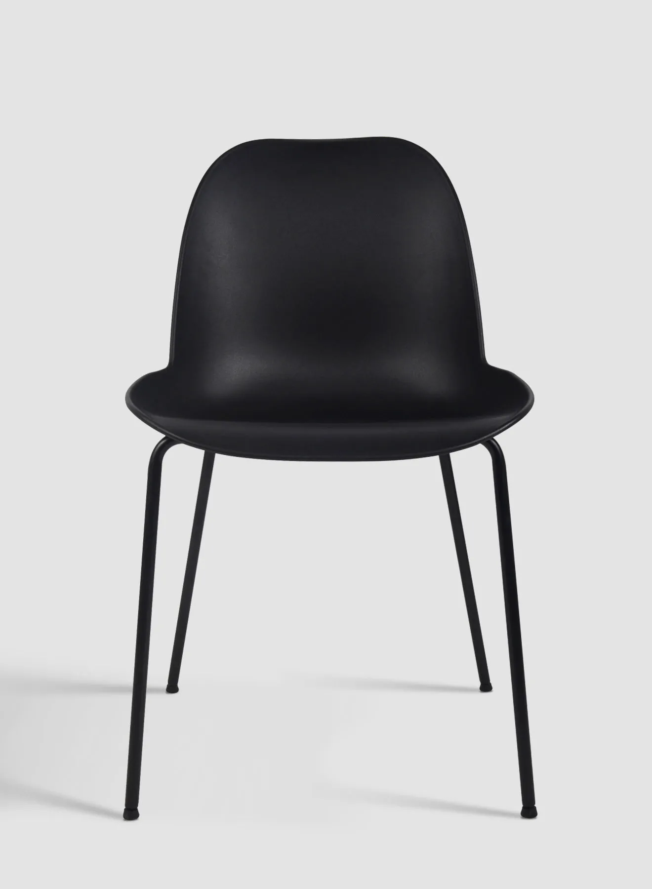Switch Dining Chair In Black Plastic Chair Size L54.5 X W48.5 X H82