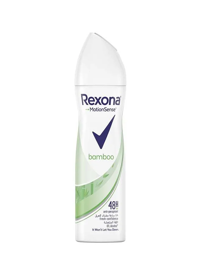 Rexona Women Antiperspirant Deodorant Bamboo White/Green 150ml
