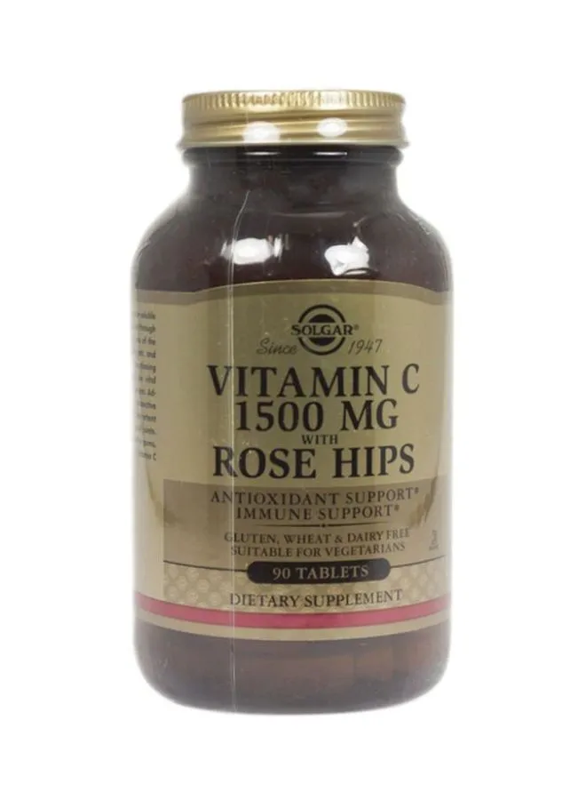 Solgar Vitamin C With Rose Hips - 90 Tablets