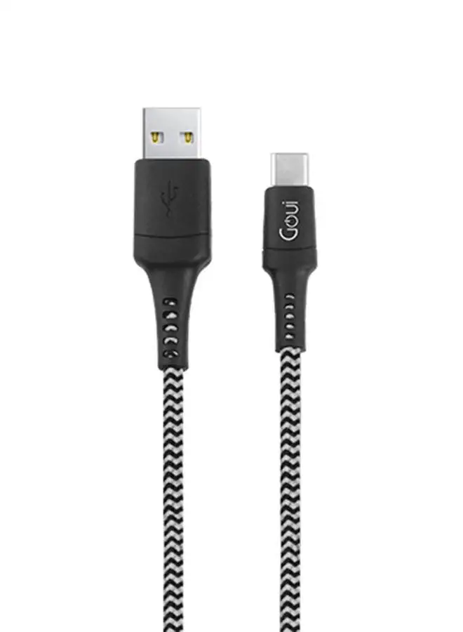 Goui Tough Twist Braid Type-C to USB Cable White
