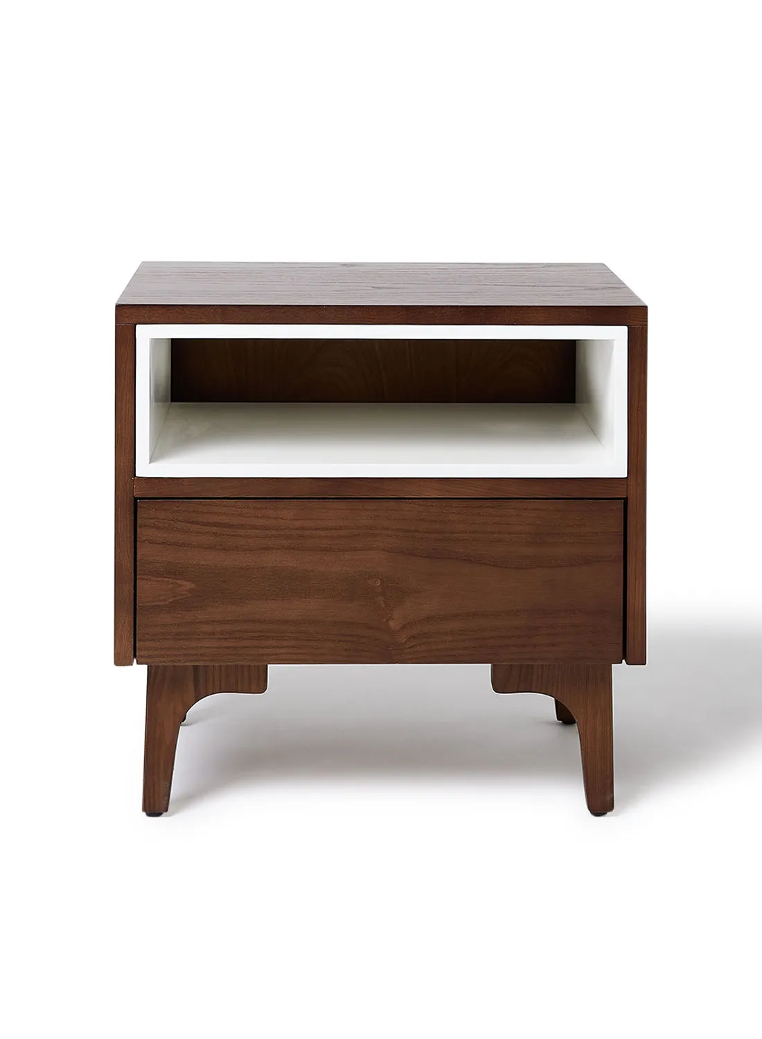 Switch Bedside Table - Size 50 X 38 X 48.5 Walnut Nightstand Comdina - Bedroom Furniture