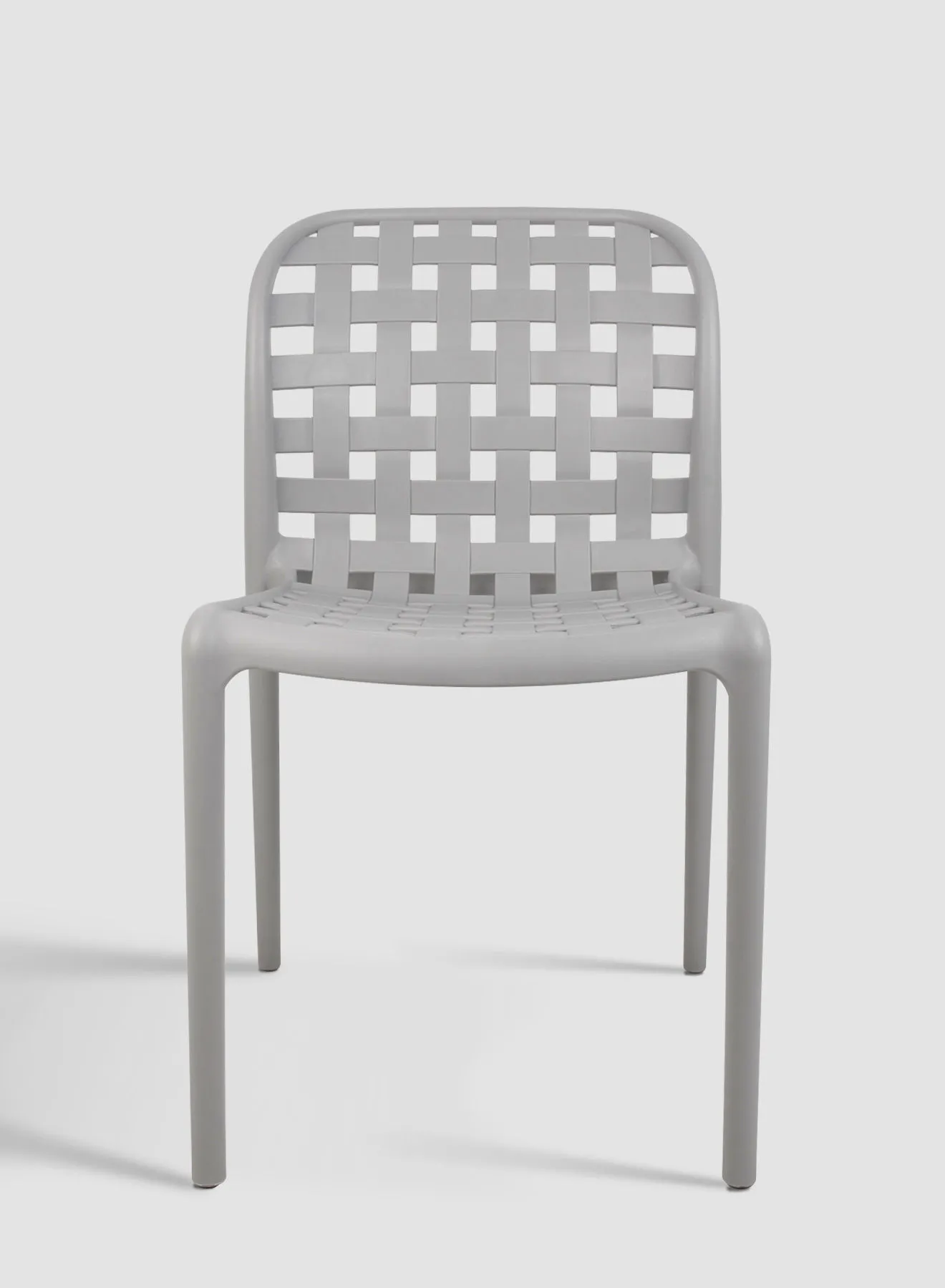 Switch Dining Chair Natural Collection In Grey Plastic Size 57 X 48 X 83