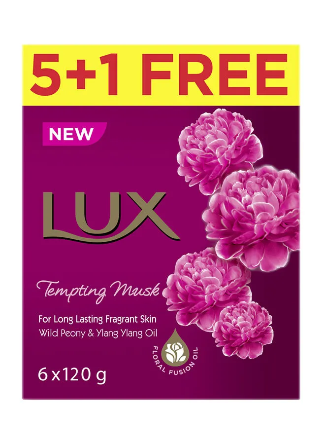 Lux Tempting Musk Beauty Soap Pack of 6 120grams