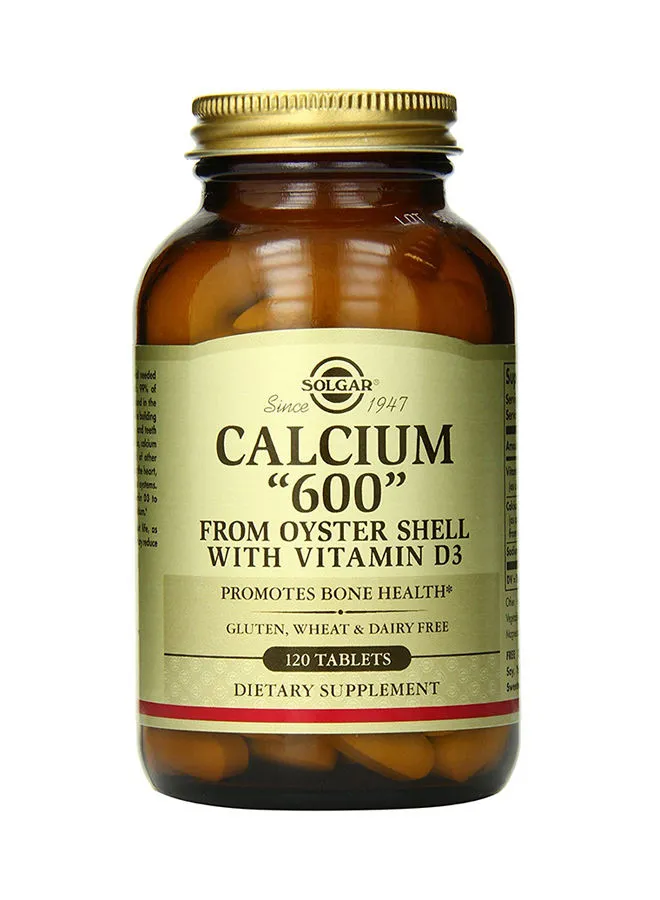 Solgar Calcium 600 From Oyster Shell With Vitamin D3