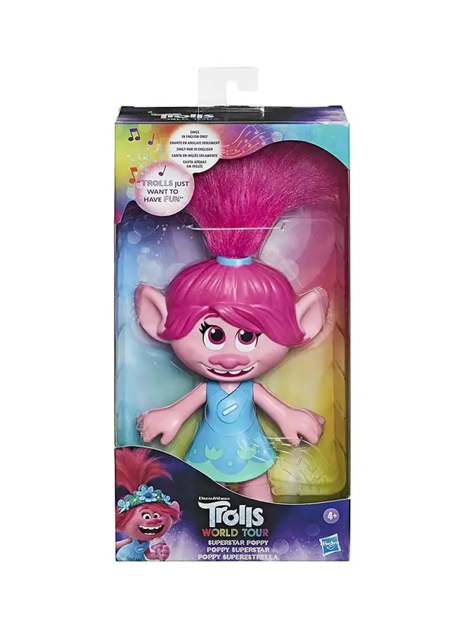 Trolls Superstar Poppy Doll 34.3centimeter