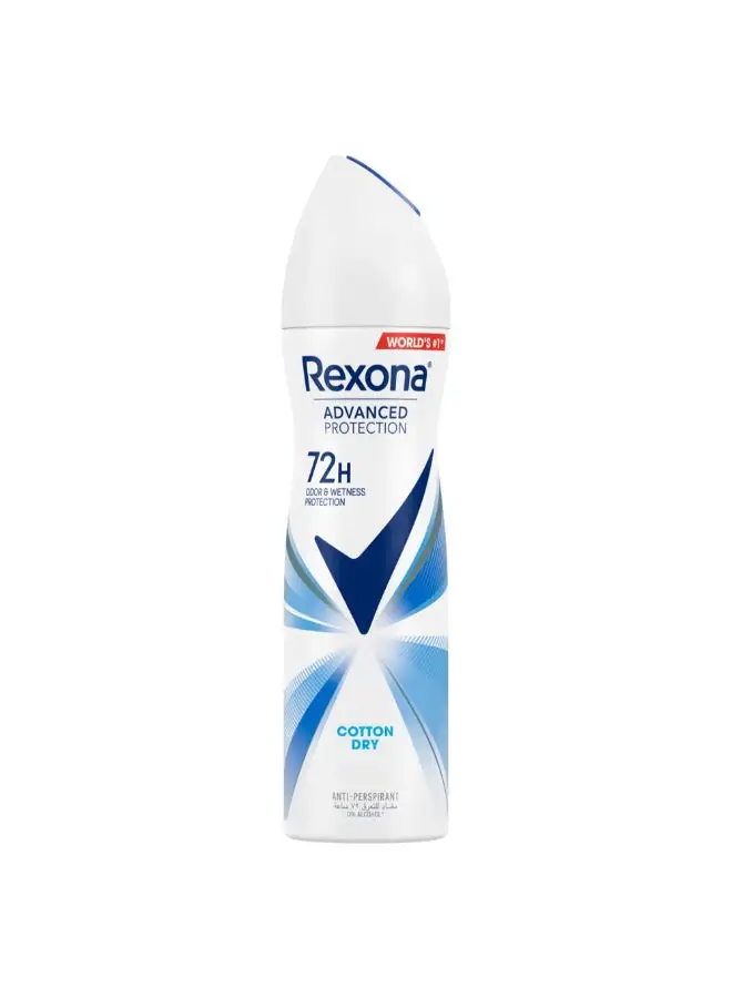 Rexona Women Antiperspirant Deodorant Spray  Cotton Dry 150ml