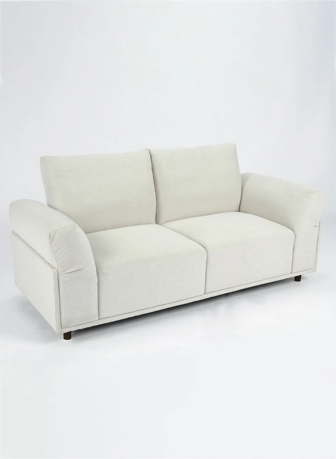Switch Sofa - Upholstered Fabric Wooden White Couch - 187X91X97 - 2 Seater Sofa Relaxing Sofa