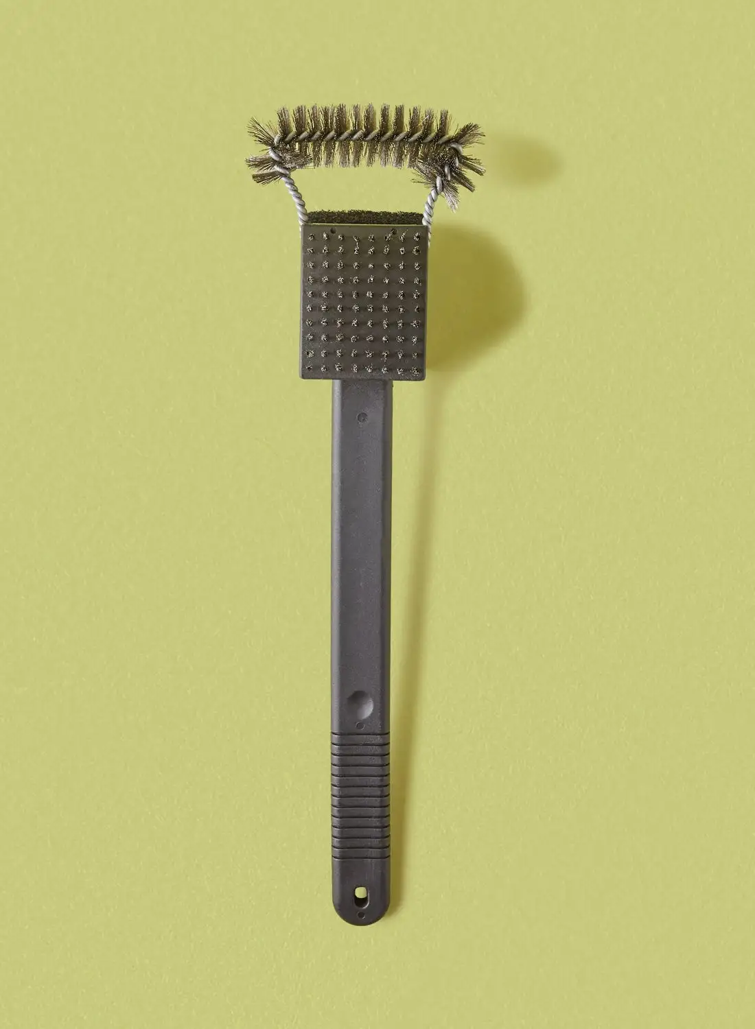 noon east BBQ Cleaning Accessories 3-In-1 Black Grill Brush