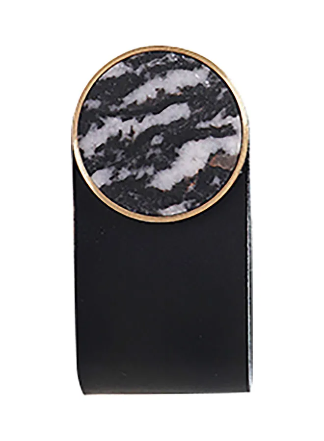 Amal Modern Style Easily Operated Door Knob Black Zebra/Black 65 x 30millimeter