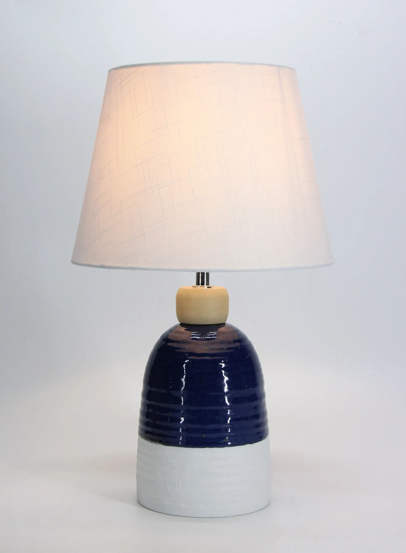 Switch Port Ceramic Table Lamp | Lampshade Unique Luxury Quality Material for the Perfect Stylish Home D192-93 Blue 30 x 30 x 49 Blue 30 x 30 x 49cm