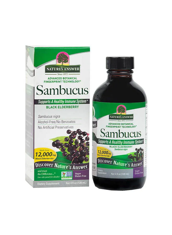 NATURE'S ANSWER Sambucus Original Syrup 120 mL