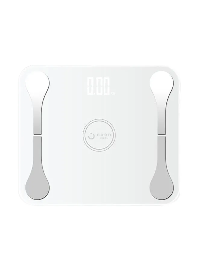 noon east Body Scale - Multifunction 30X26 Cm White Color - Balance Weight Scale