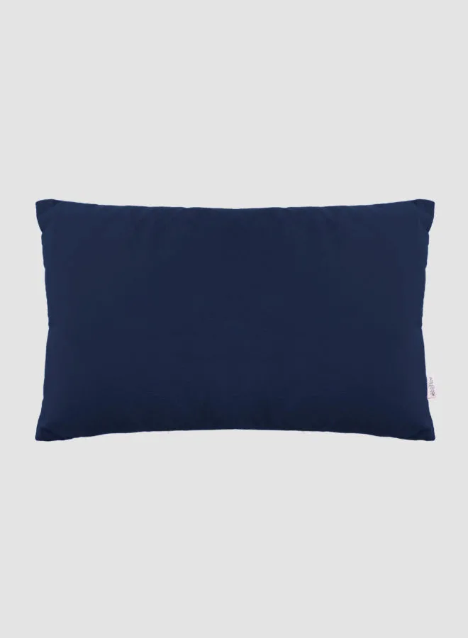 ebb & flow Velvet Solid Color Cushion, Unique Luxury Quality Decor Items for the Perfect Stylish Home Blue 30 x 50cm